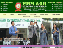 Tablet Screenshot of emmaarintlschool.com